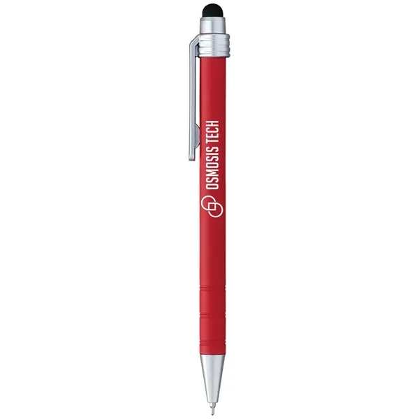 Stylus pen made from recycled ABS plastic with hybrid ink, soft-touch... from ASI 61966 HPG / Hub Pen