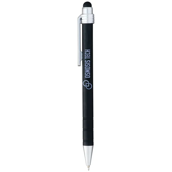 Stylus pen made from recycled ABS plastic with hybrid ink, soft-touch... from ASI 61966 HPG / Hub Pen