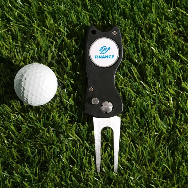 Divot repair tool with ball markers.... from ASI 61966 HPG / Mixie