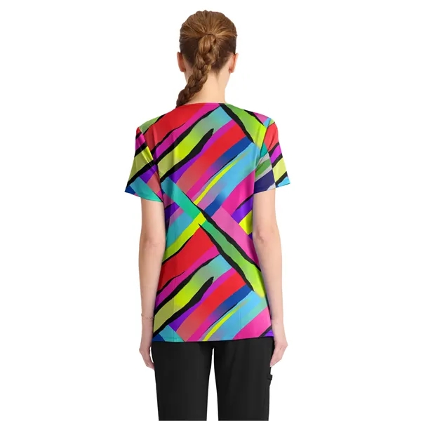 Infinity - Women's Round Neck Print Top... from ASI 86018 Scrub Authority / Uniform Stores