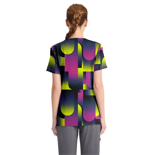 Infinity - Women's Round Neck Print Top... from ASI 86018 Scrub Authority / Uniform Stores