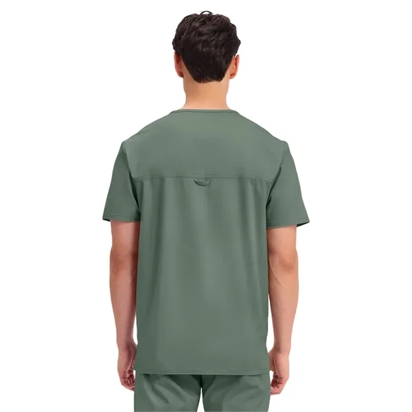 Workwear Revolution Men's Tuckable V-Neck Top... from ASI 86018 Scrub Authority / Uniform Stores