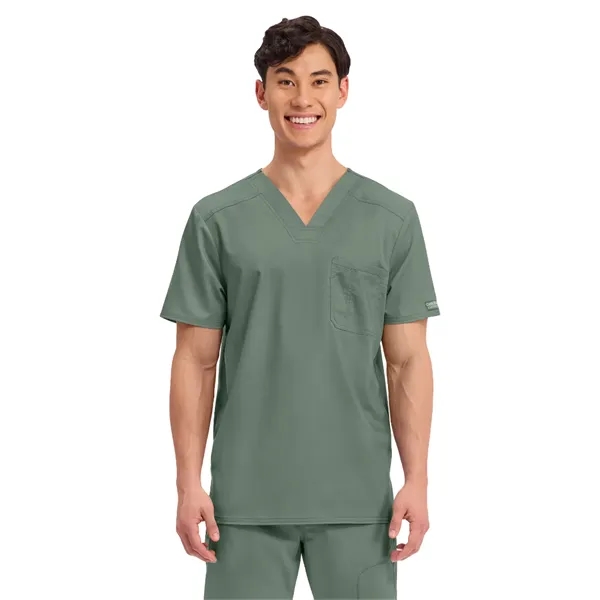 Workwear Revolution Men's Tuckable V-Neck Top... from ASI 86018 Scrub Authority / Uniform Stores
