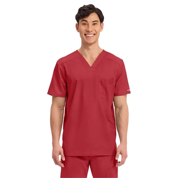 Workwear Revolution Men's Tuckable V-Neck Top... from ASI 86018 Scrub Authority / Uniform Stores