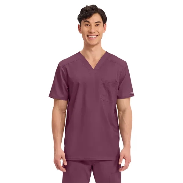 Workwear Revolution Men's Tuckable V-Neck Top... from ASI 86018 Scrub Authority / Uniform Stores