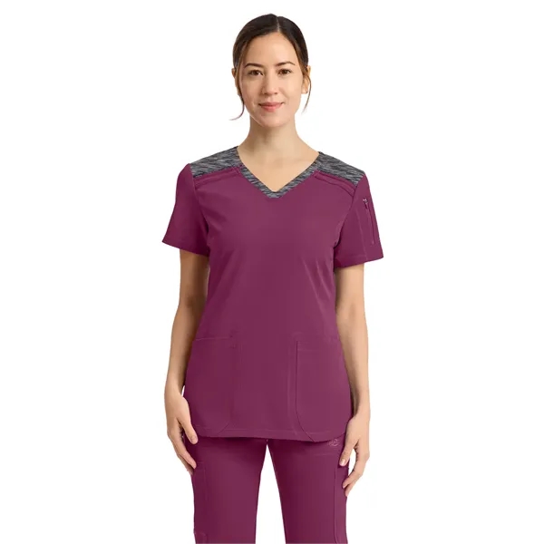 Dickies Medical - Dynamix - Women's V-Neck Top... from ASI 86018 Scrub Authority
