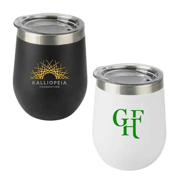 12 ounce stainless steel wine tumbler with copper lining, powder coated... from ASI 63549 Jornik Manufacturing Corp / Jornik