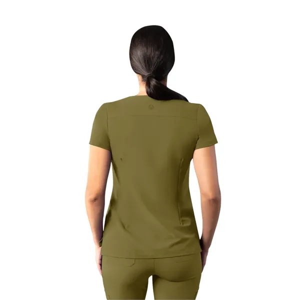 Adar Addition Modern V-Neck Scrub Top... from ASI 86018 Scrub Authority / Uniform Stores