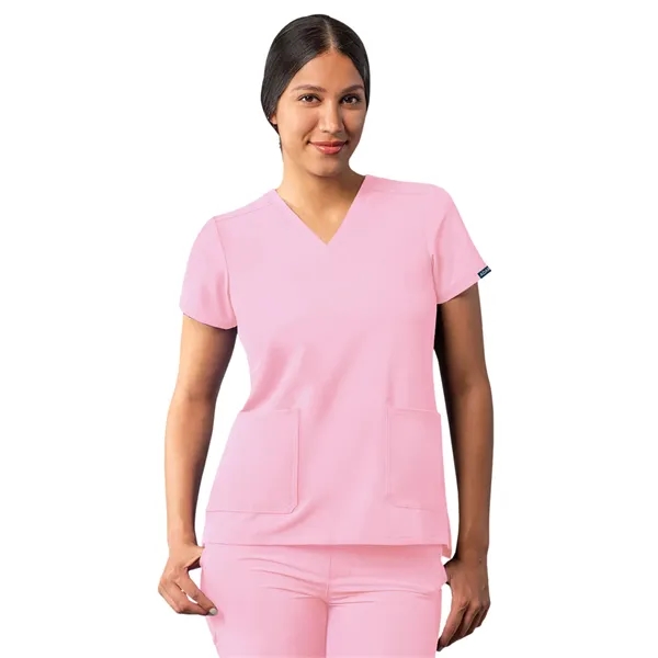 Adar Addition Modern V-Neck Scrub Top... from ASI 86018 Scrub Authority / Uniform Stores