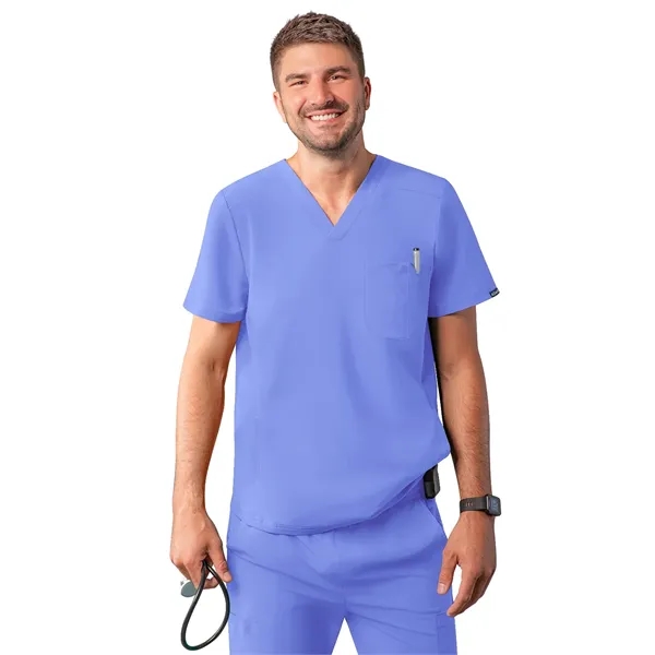 Adar Addition Modern Multi-Pocket V-Neck Scrub Top... from ASI 86018 Scrub Authority / Uniform Stores