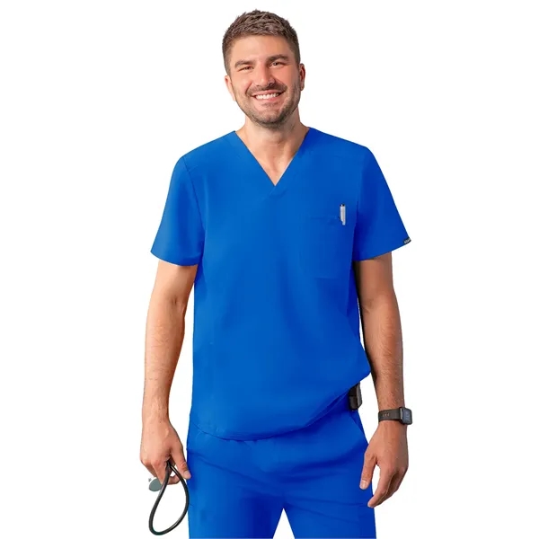 Adar Addition Modern Multi-Pocket V-Neck Scrub Top... from ASI 86018 Scrub Authority / Uniform Stores