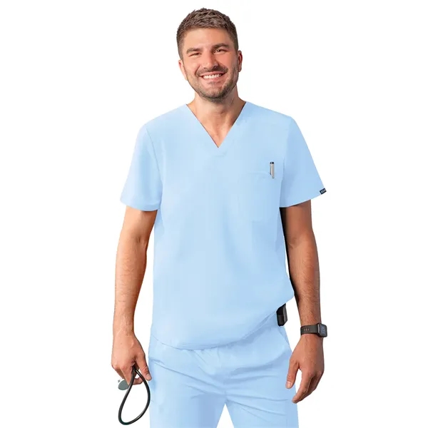 Adar Addition Modern Multi-Pocket V-Neck Scrub Top... from ASI 86018 Scrub Authority / Uniform Stores
