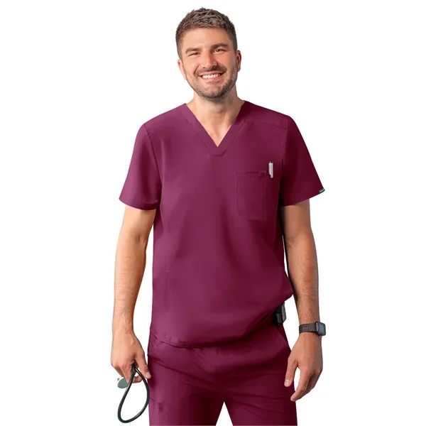 Adar Addition Modern Multi-Pocket V-Neck Scrub Top... from ASI 86018 Scrub Authority / Uniform Stores