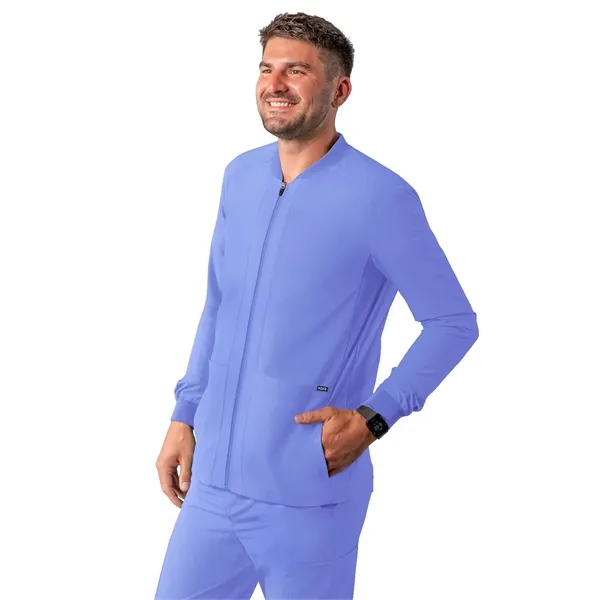 Adar Addition Men's Bomber Zipper Jacket... from ASI 86018 Scrub Authority / Uniform Stores