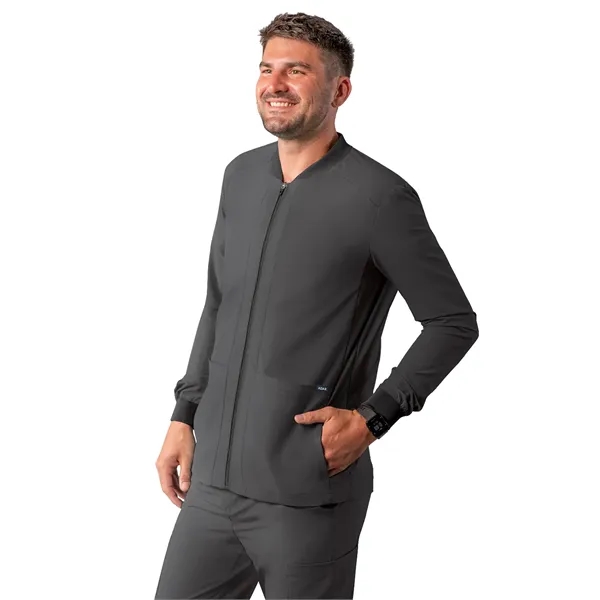 Adar Addition Men's Bomber Zipper Jacket... from ASI 86018 Scrub Authority / Uniform Stores