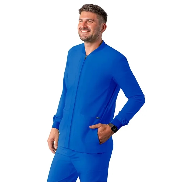 Adar Addition Men's Bomber Zipper Jacket... from ASI 86018 Scrub Authority / Uniform Stores