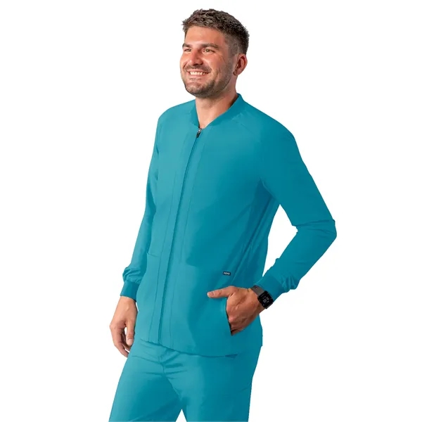 Adar Addition Men's Bomber Zipper Jacket... from ASI 86018 Scrub Authority / Uniform Stores