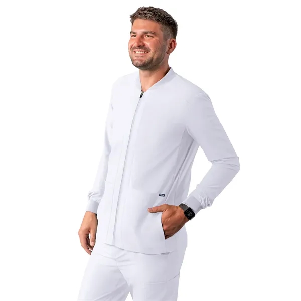 Adar Addition Men's Bomber Zipper Jacket... from ASI 86018 Scrub Authority / Uniform Stores