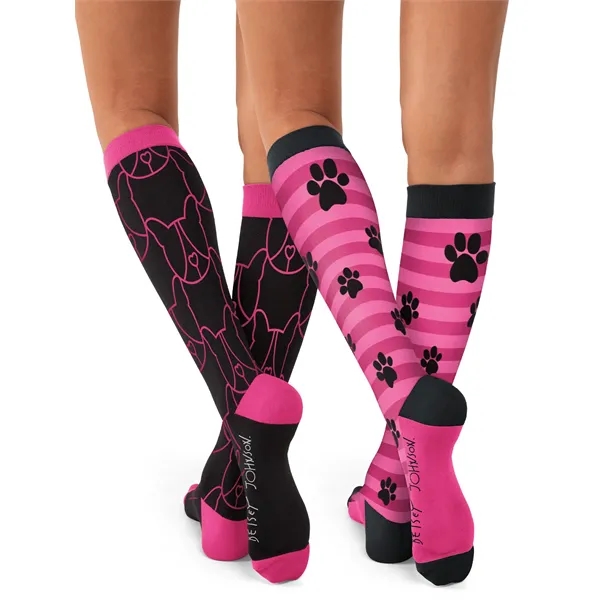 koi - Betsey Johnson - Women's 15-20 mmhg Compression Soc...... from ASI 86018 Scrub Authority / Uniform Stores
