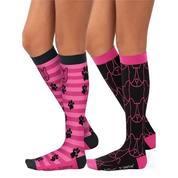 koi - Betsey Johnson - Women's 15-20 mmhg Compression Soc...... from ASI 86018 Scrub Authority / Uniform Stores