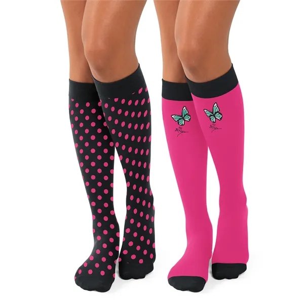 koi - Betsey Johnson - Women's 15-20 mmhg Compression Soc...... from ASI 86018 Scrub Authority / Uniform Stores