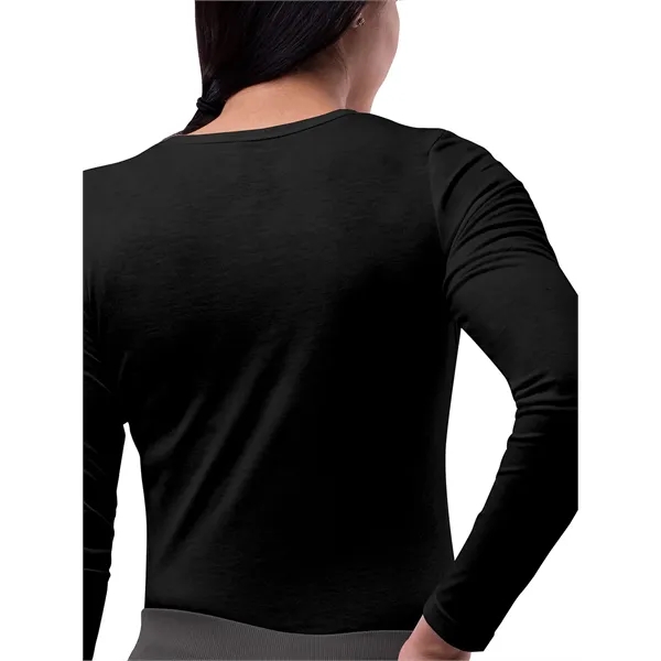 Adar Sivvan Long Sleeve Comfort Underscrub Tee... from ASI 86018 Scrub Authority / Uniform Stores