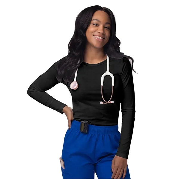 Adar Sivvan Long Sleeve Comfort Underscrub Tee... from ASI 86018 Scrub Authority / Uniform Stores