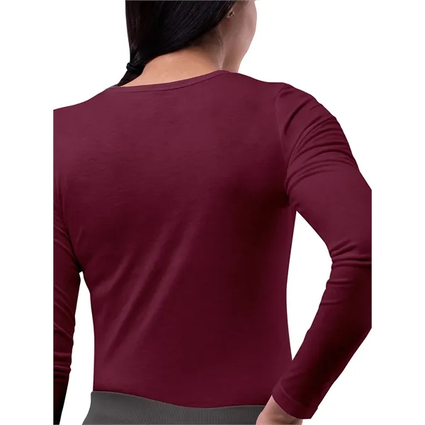 Adar Sivvan Long Sleeve Comfort Underscrub Tee... from ASI 86018 Scrub Authority / Uniform Stores