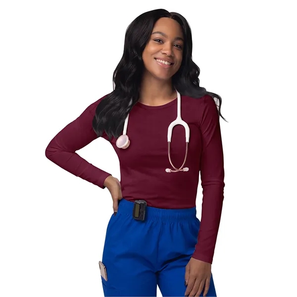 Adar Sivvan Long Sleeve Comfort Underscrub Tee... from ASI 86018 Scrub Authority / Uniform Stores