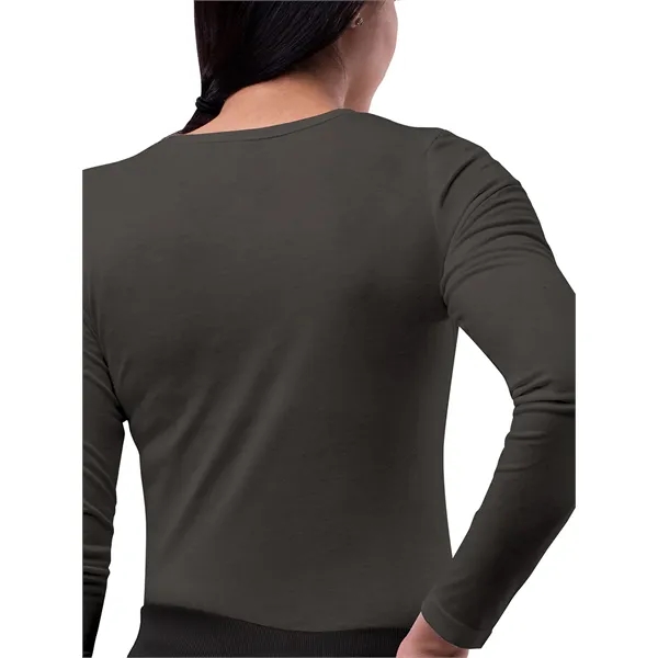Adar Sivvan Long Sleeve Comfort Underscrub Tee... from ASI 86018 Scrub Authority / Uniform Stores