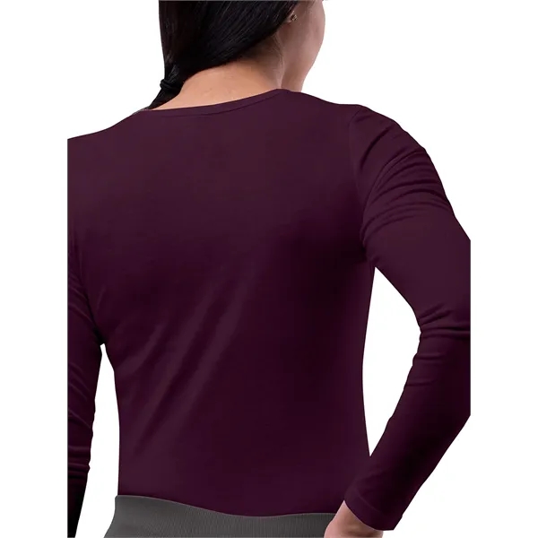 Adar Sivvan Long Sleeve Comfort Underscrub Tee... from ASI 86018 Scrub Authority / Uniform Stores