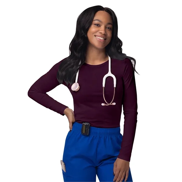 Adar Sivvan Long Sleeve Comfort Underscrub Tee... from ASI 86018 Scrub Authority / Uniform Stores