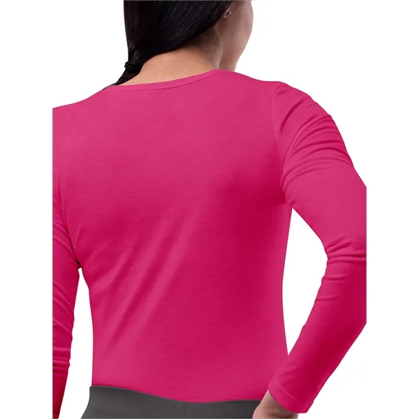 Adar Sivvan Long Sleeve Comfort Underscrub Tee... from ASI 86018 Scrub Authority / Uniform Stores