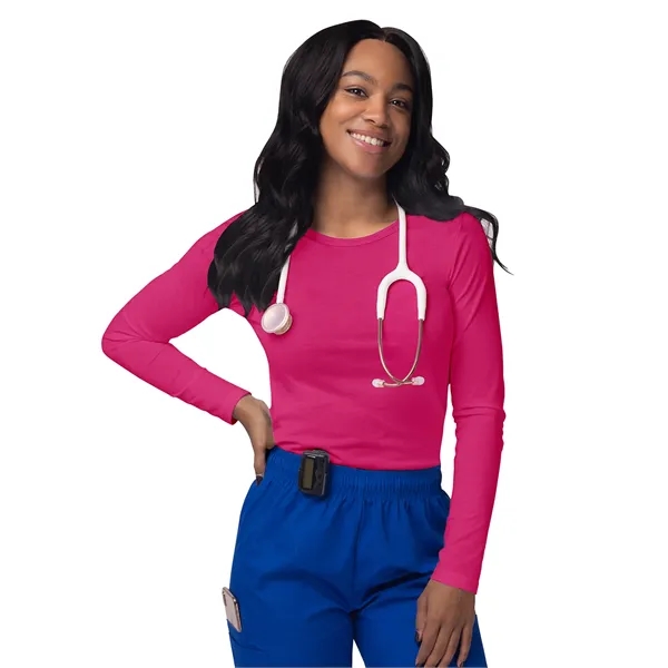 Adar Sivvan Long Sleeve Comfort Underscrub Tee... from ASI 86018 Scrub Authority / Uniform Stores