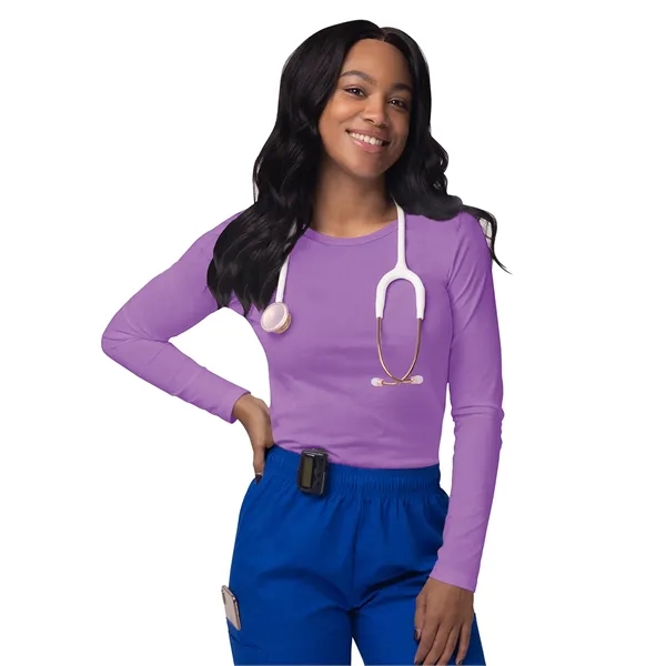 Adar Sivvan Long Sleeve Comfort Underscrub Tee... from ASI 86018 Scrub Authority / Uniform Stores