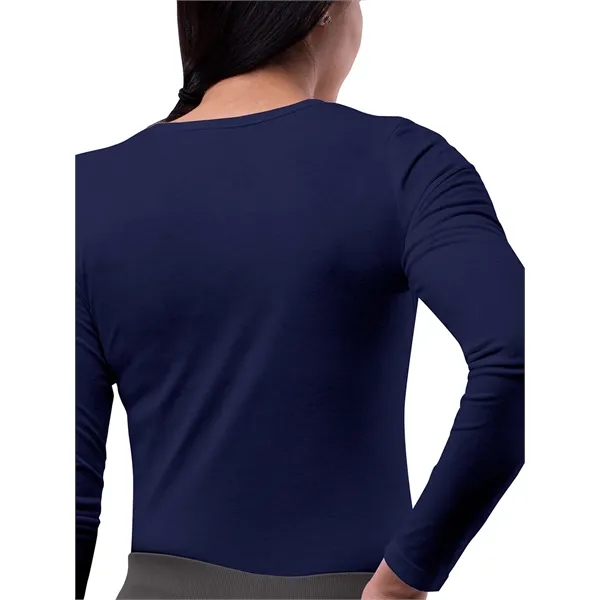 Adar Sivvan Long Sleeve Comfort Underscrub Tee... from ASI 86018 Scrub Authority / Uniform Stores