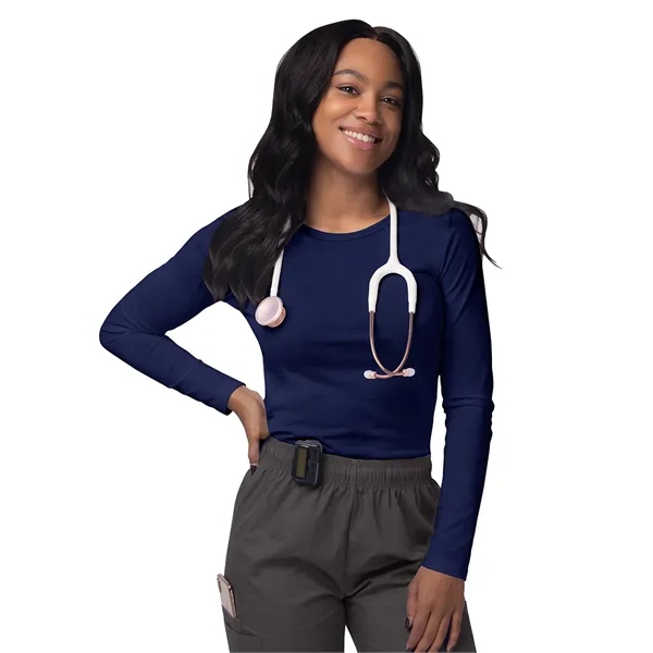 Adar Sivvan Long Sleeve Comfort Underscrub Tee... from ASI 86018 Scrub Authority / Uniform Stores