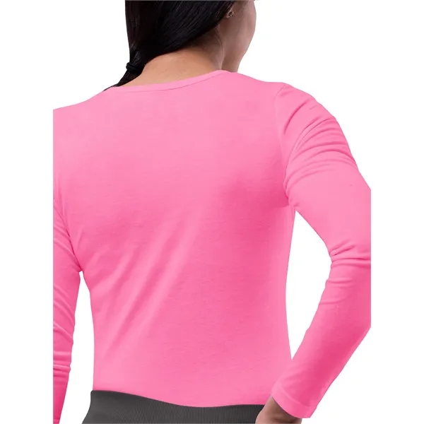 Adar Sivvan Long Sleeve Comfort Underscrub Tee... from ASI 86018 Scrub Authority / Uniform Stores