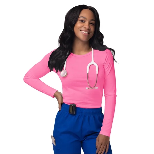 Adar Sivvan Long Sleeve Comfort Underscrub Tee... from ASI 86018 Scrub Authority / Uniform Stores