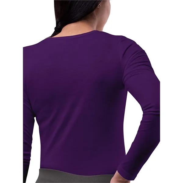 Adar Sivvan Long Sleeve Comfort Underscrub Tee... from ASI 86018 Scrub Authority / Uniform Stores