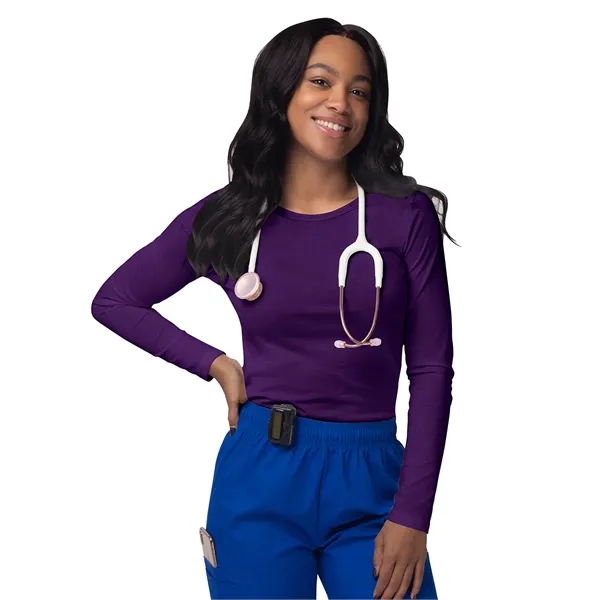 Adar Sivvan Long Sleeve Comfort Underscrub Tee... from ASI 86018 Scrub Authority / Uniform Stores
