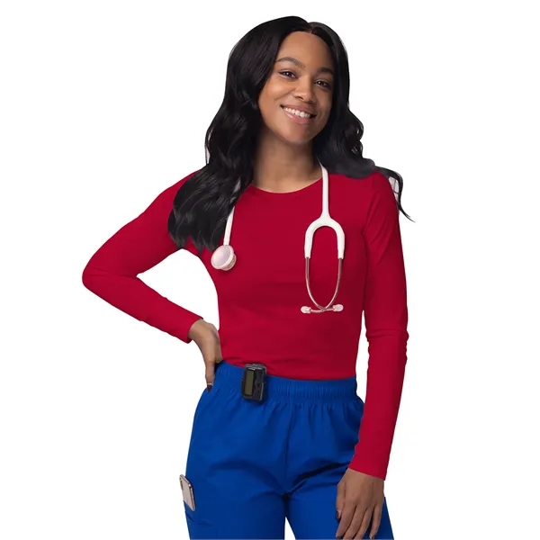 Adar Sivvan Long Sleeve Comfort Underscrub Tee... from ASI 86018 Scrub Authority / Uniform Stores