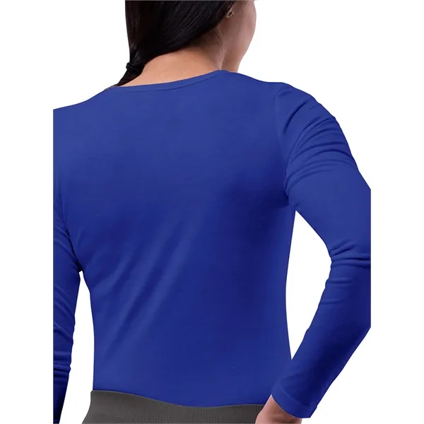 Adar Sivvan Long Sleeve Comfort Underscrub Tee... from ASI 86018 Scrub Authority / Uniform Stores