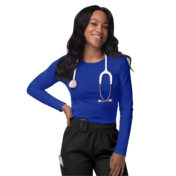 Adar Sivvan Long Sleeve Comfort Underscrub Tee... from ASI 86018 Scrub Authority / Uniform Stores
