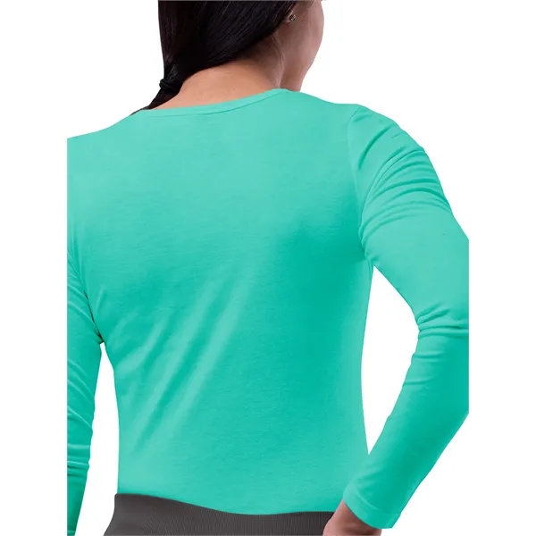 Adar Sivvan Long Sleeve Comfort Underscrub Tee... from ASI 86018 Scrub Authority / Uniform Stores