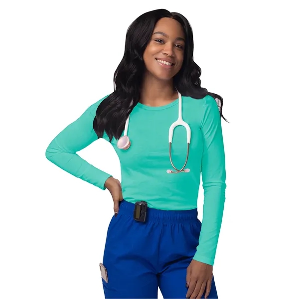 Adar Sivvan Long Sleeve Comfort Underscrub Tee... from ASI 86018 Scrub Authority / Uniform Stores
