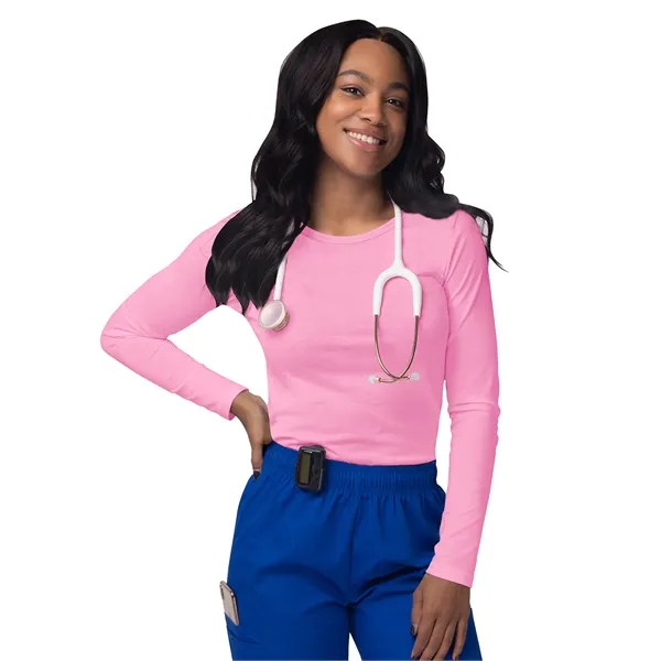 Adar Sivvan Long Sleeve Comfort Underscrub Tee... from ASI 86018 Scrub Authority / Uniform Stores