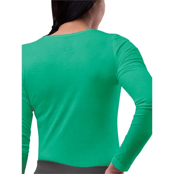 Adar Sivvan Long Sleeve Comfort Underscrub Tee... from ASI 86018 Scrub Authority / Uniform Stores