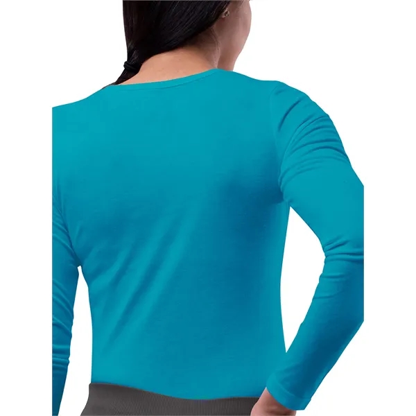 Adar Sivvan Long Sleeve Comfort Underscrub Tee... from ASI 86018 Scrub Authority / Uniform Stores