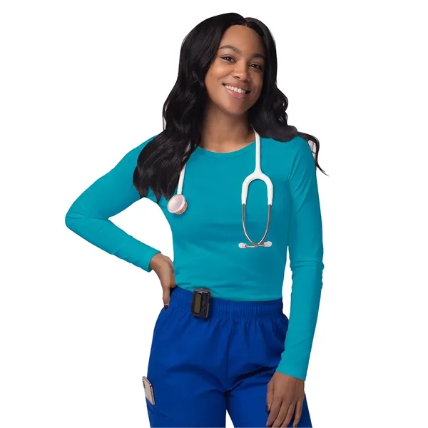 Adar Sivvan Long Sleeve Comfort Underscrub Tee... from ASI 86018 Scrub Authority / Uniform Stores